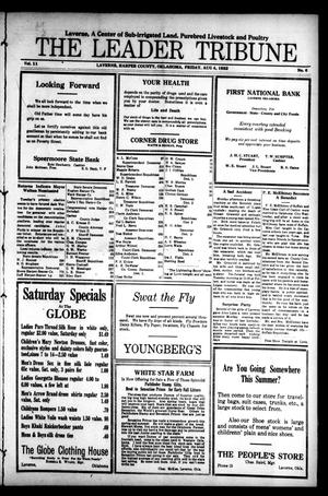 The Leader Tribune (Laverne, Okla.), Vol. 11, No. 6, Ed. 1 Friday, August 4, 1922