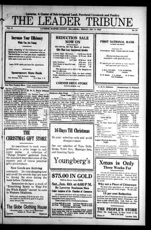 The Leader Tribune (Laverne, Okla.), Vol. 11, No. 24, Ed. 1 Friday, December 8, 1922