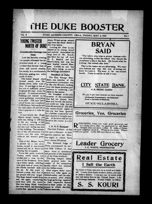 The Duke Booster (Duke, Okla.), Vol. 2, No. 1, Ed. 1 Friday, May 3, 1912