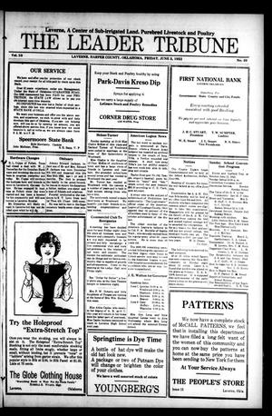 The Leader Tribune (Laverne, Okla.), Vol. 10, No. 49, Ed. 1 Friday, June 2, 1922