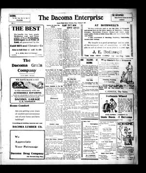 The Dacoma Enterprise (Dacoma, Okla.), Vol. 5, No. 41, Ed. 1 Friday, February 9, 1917