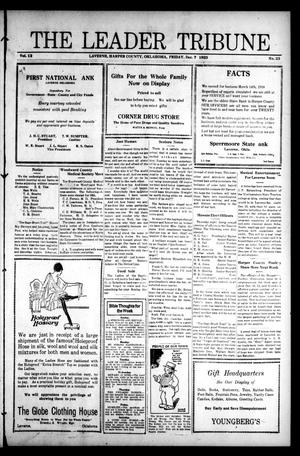 The Leader Tribune (Laverne, Okla.), Vol. 12, No. 23, Ed. 1 Friday, December 7, 1923