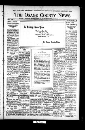 The Osage County News (Pawhuska, Okla.), Vol. 7, No. 17, Ed. 1 Friday, January 2, 1920