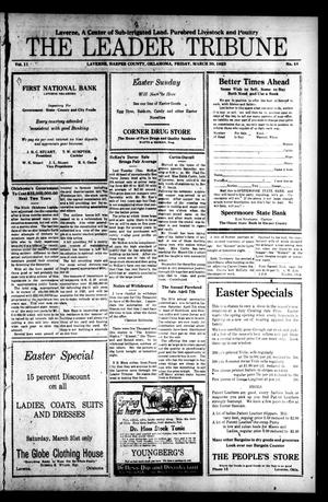 The Leader Tribune (Laverne, Okla.), Vol. 11, No. 44, Ed. 1 Friday, March 30, 1923