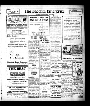The Dacoma Enterprise (Dacoma, Okla.), Vol. 5, No. 39, Ed. 1 Friday, January 26, 1917