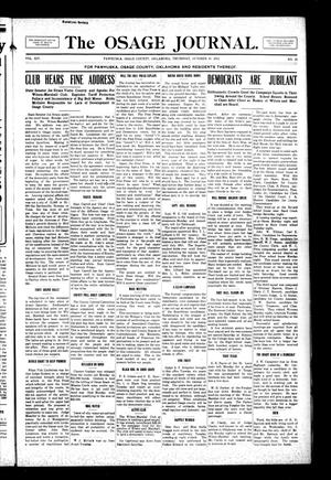The Osage Journal. (Pawhuska, Okla.), Vol. 14, No. 13, Ed. 1 Thursday, October 10, 1912