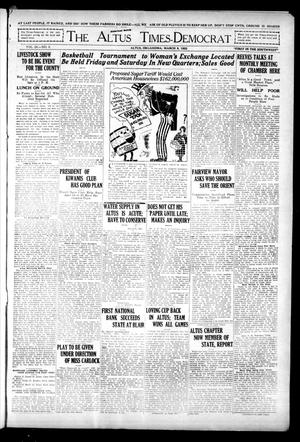 The Altus Times-Democrat (Altus, Okla.), Vol. 20, No. 9, Ed. 1 Thursday, March 9, 1922