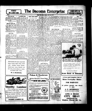 The Dacoma Enterprise (Dacoma, Okla.), Vol. 6, No. 6, Ed. 1 Friday, June 8, 1917