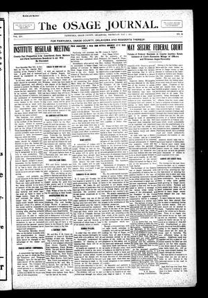 The Osage Journal. (Pawhuska, Okla.), Vol. 14, No. 45, Ed. 1 Thursday, May 1, 1913