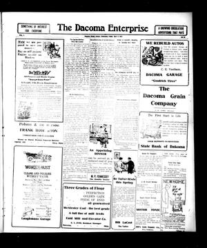 The Dacoma Enterprise (Dacoma, Okla.), Vol. 5, No. 50, Ed. 1 Friday, April 13, 1917