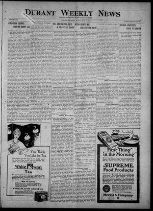 Durant Weekly News (Durant, Okla.), Vol. 19, No. 24, Ed. 1, Friday, June 18, 1915
