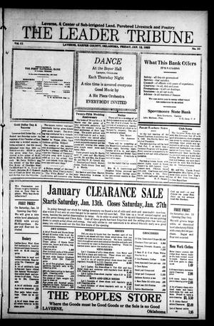 The Leader Tribune (Laverne, Okla.), Vol. 11, No. 33, Ed. 1 Friday, January 12, 1923