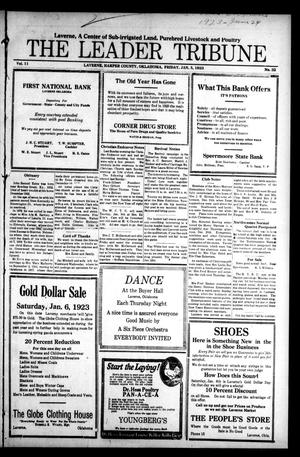 The Leader Tribune (Laverne, Okla.), Vol. 11, No. 32, Ed. 1 Friday, January 5, 1923