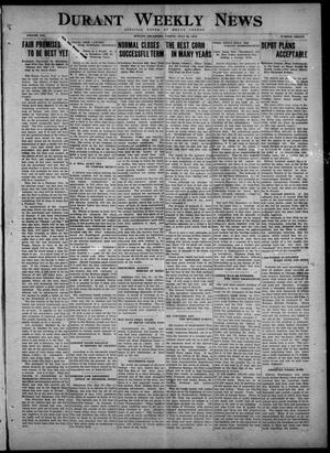 Durant Weekly News (Durant, Okla.), Vol. 19, No. 30, Ed. 1, Friday, July 30, 1915