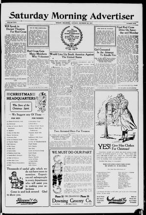 Saturday Morning Advertiser (Durant, Okla.), Vol. 5, No. 5, Ed. 1, Saturday, December 22, 1917
