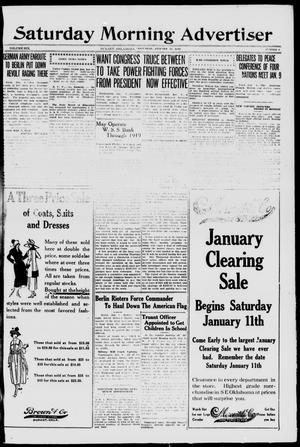 Saturday Morning Advertiser (Durant, Okla.), Vol. 6, No. 8, Ed. 1, Saturday, January 11, 1919