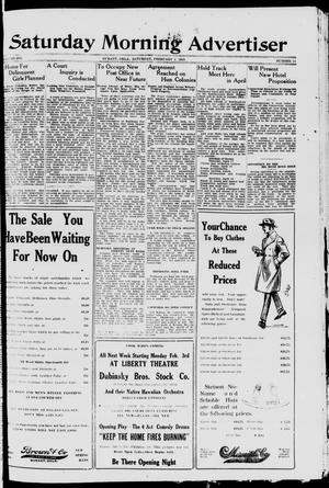 Saturday Morning Advertiser (Durant, Okla.), Vol. 6, No. 11, Ed. 1, Saturday, February 1, 1919