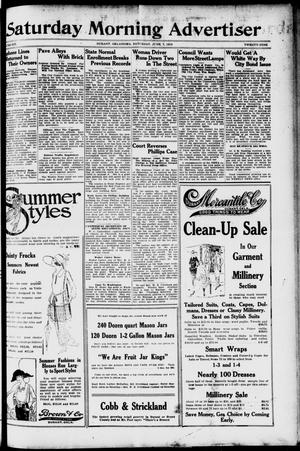 Saturday Morning Advertiser (Durant, Okla.), Vol. 6, No. 29, Ed. 1, Saturday, June 7, 1919
