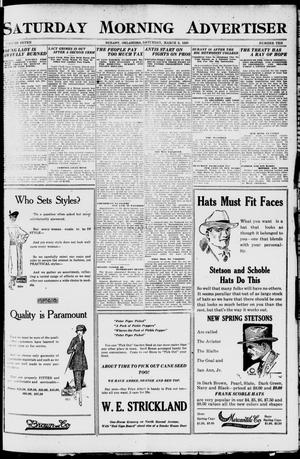 Saturday Morning Advertiser (Durant, Okla.), Vol. 7, No. 10, Ed. 1, Saturday, March 6, 1920