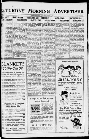 Saturday Morning Advertiser (Durant, Okla.), Vol. 7, No. 30, Ed. 1, Saturday, October 30, 1920