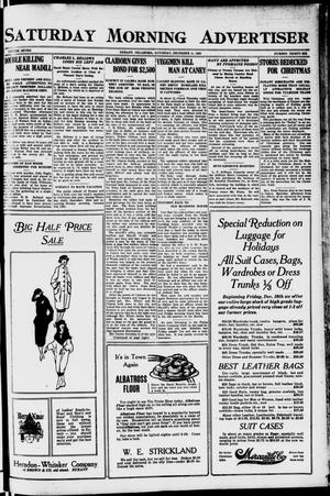 Saturday Morning Advertiser (Durant, Okla.), Vol. 7, No. 36, Ed. 1, Saturday, December 11, 1920