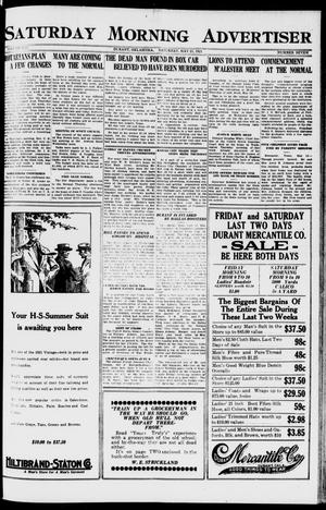 Saturday Morning Advertiser (Durant, Okla.), Vol. 8, No. 7, Ed. 1, Saturday, May 21, 1921
