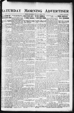 Saturday Morning Advertiser (Durant, Okla.), Vol. 8, No. 41, Ed. 1, Saturday, April 1, 1922