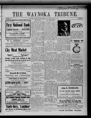 Primary view of object titled 'The Waynoka Tribune. (Waynoka, Okla.), Vol. 3, No. 27, Ed. 1 Friday, August 11, 1911'.