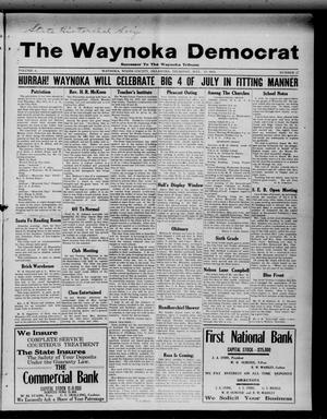 The Waynoka Democrat (Waynoka, Okla.), Vol. 4, No. 17, Ed. 1 Thursday, May 23, 1912
