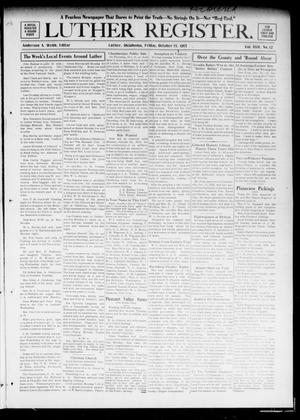 Luther Register. (Luther, Okla.), Vol. 17, No. 12, Ed. 1 Friday, October 15, 1915