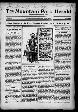 The Mountain Park Herald (Mountain Park, Okla.), Vol. 4, No. 13, Ed. 1 Friday, April 12, 1907