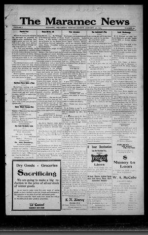 The Maramec News (Maramec, Okla.), Vol. 1, No. 49, Ed. 1 Thursday, January 30, 1913