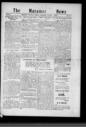 Primary view of object titled 'The Maramec News (Maramec, Okla.), Vol. 3, No. 31, Ed. 1 Thursday, October 15, 1914'.