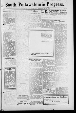 South Pottawatomie Progress. (Asher, Okla.), Vol. 2, No. 11, Ed. 1 Thursday, May 30, 1912