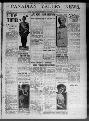 The Canadian Valley News. (Jones City, Okla.), Vol. 12, No. 42, Ed. 1 Friday, February 28, 1913