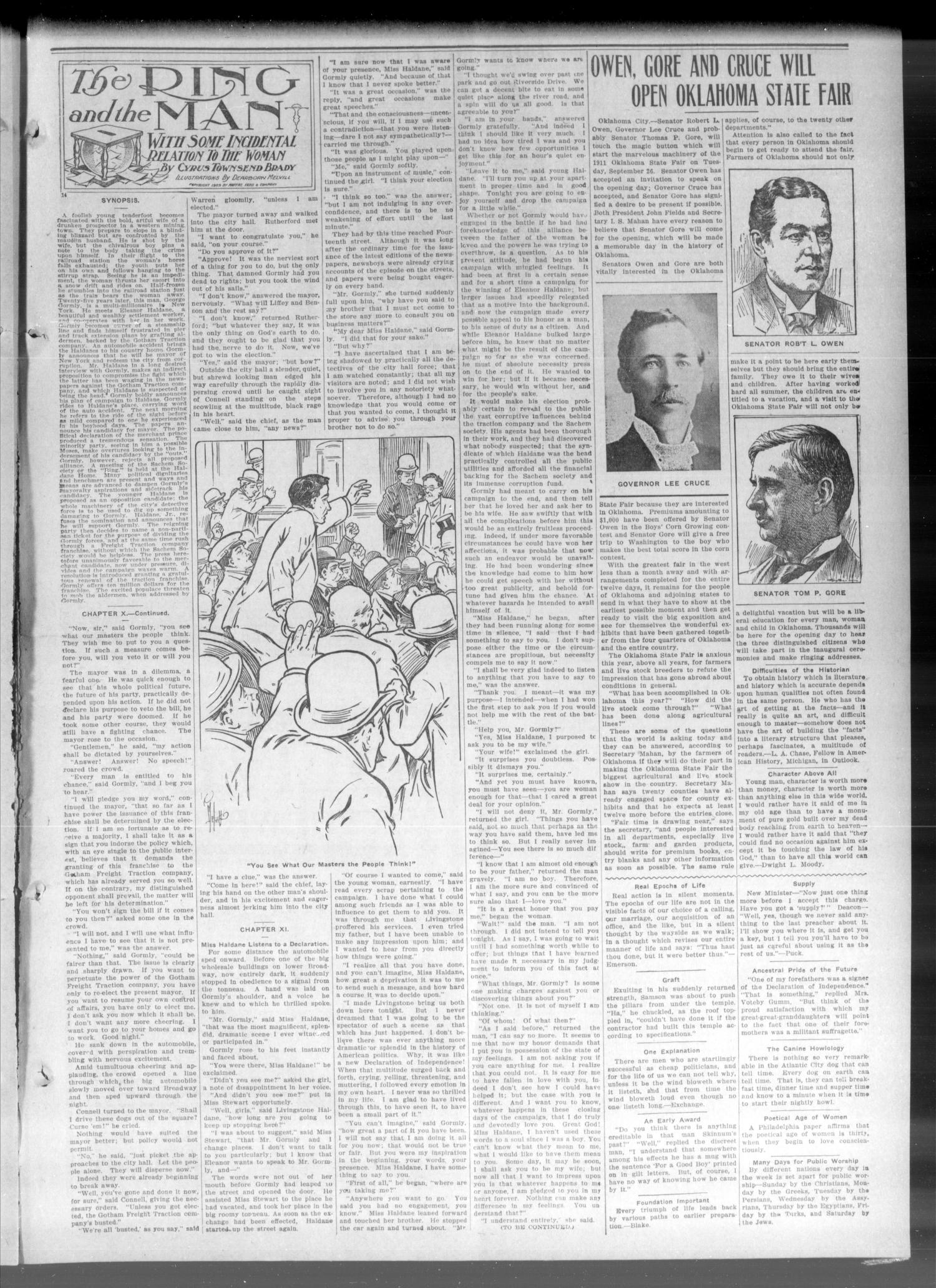 The Canadian Valley News. (Jones City, Okla.), Vol. 11, No. 16, Ed. 2 Friday, September 1, 1911
                                                
                                                    [Sequence #]: 3 of 4
                                                