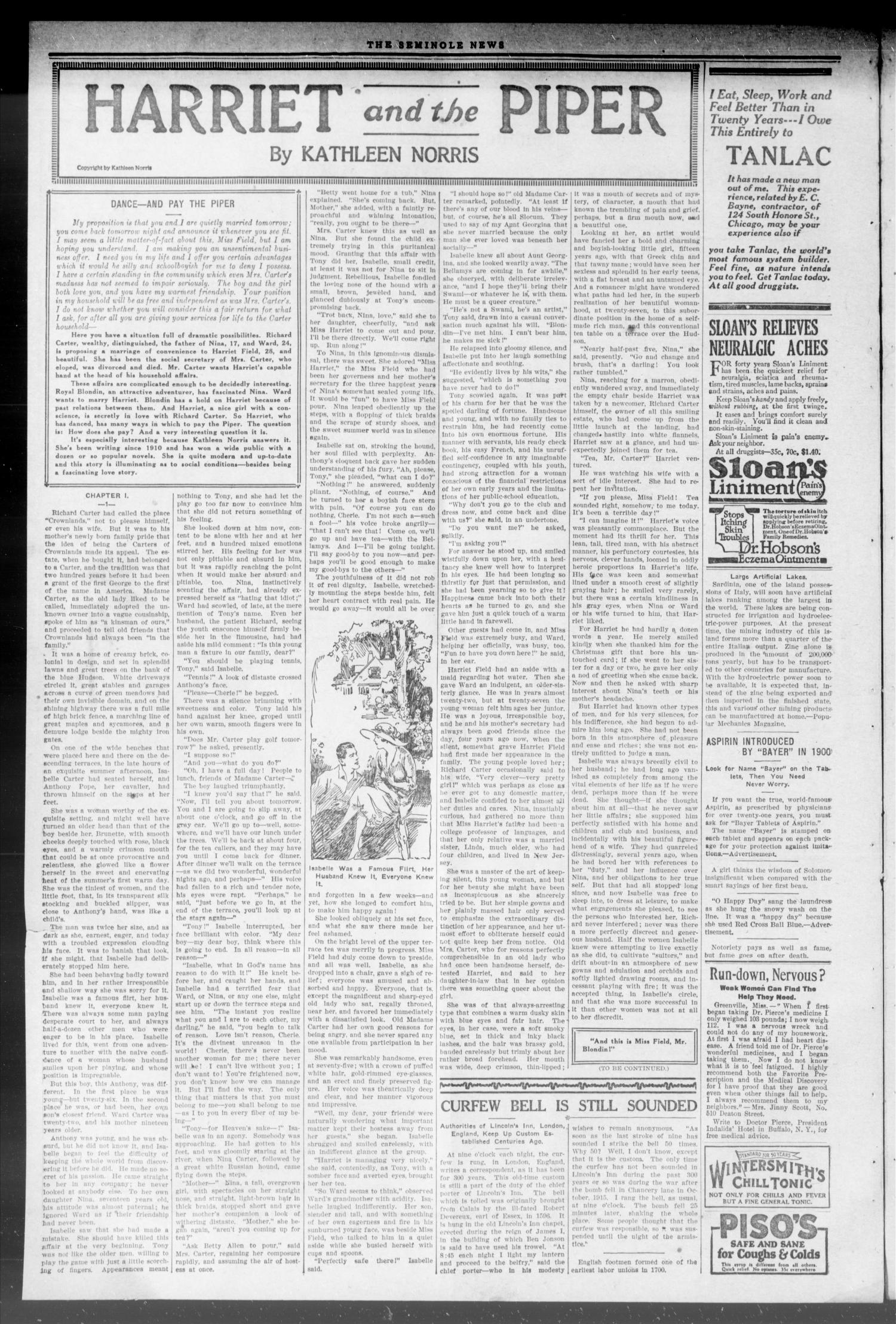 Seminole County News (Seminole, Okla.), Vol. 15, No. 49, Ed. 1 Thursday, February 23, 1922
                                                
                                                    [Sequence #]: 2 of 8
                                                