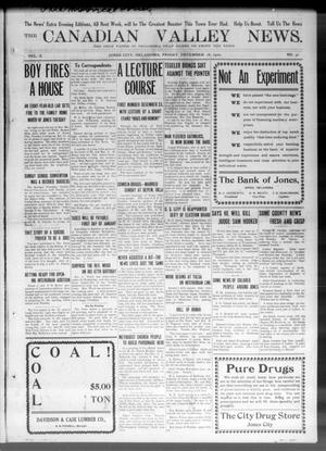 The Canadian Valley News. (Jones City, Okla.), Vol. 10, No. 31, Ed. 1 Friday, December 16, 1910
