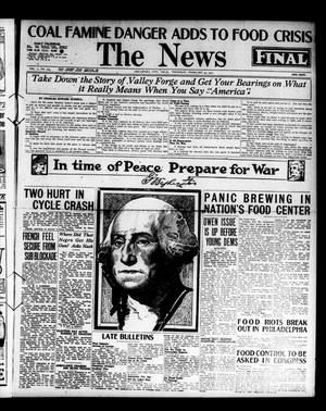 Primary view of The Oklahoma News (Oklahoma City, Okla.), Vol. 11, No. 125, Ed. 1 Thursday, February 22, 1917
