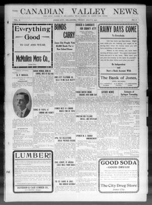 The Canadian Valley News. (Jones City, Okla.), Vol. 10, No. 8, Ed. 1 Friday, July 8, 1910