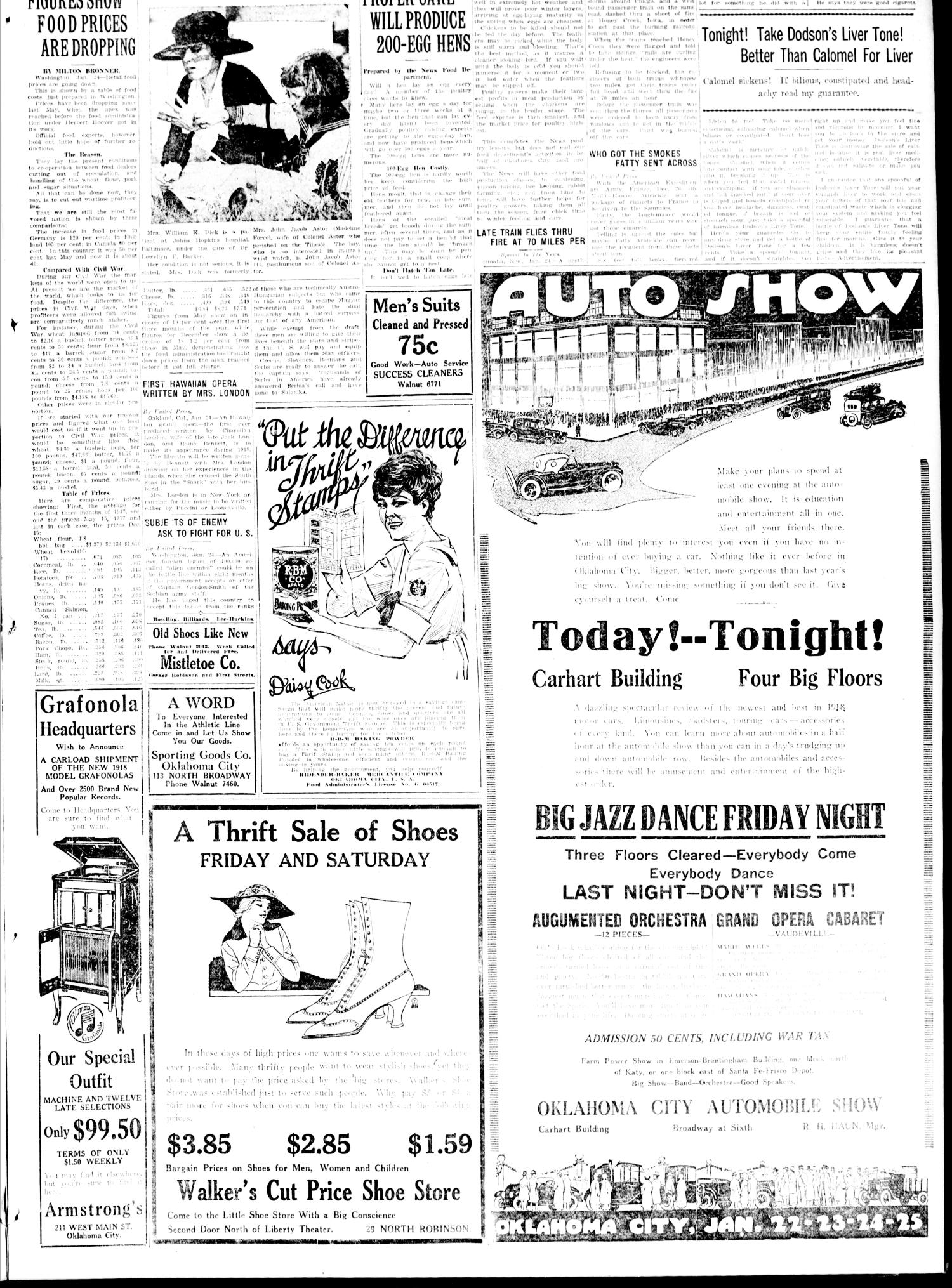The Oklahoma News (Oklahoma City, Okla.), Vol. 12, No. 101, Ed. 1 Thursday, January 24, 1918
                                                
                                                    [Sequence #]: 3 of 12
                                                