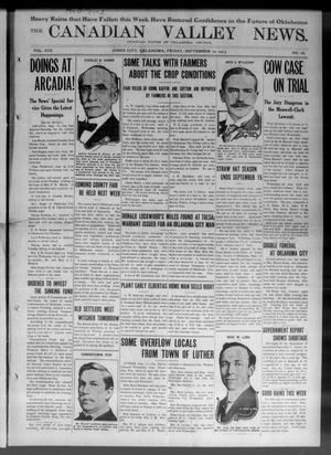 The Canadian Valley News. (Jones City, Okla.), Vol. 13, No. 18, Ed. 1 Friday, September 12, 1913