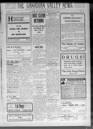 The Canadian Valley News. (Jones City, Okla.), Vol. 11, No. 11, Ed. 2 Friday, July 28, 1911