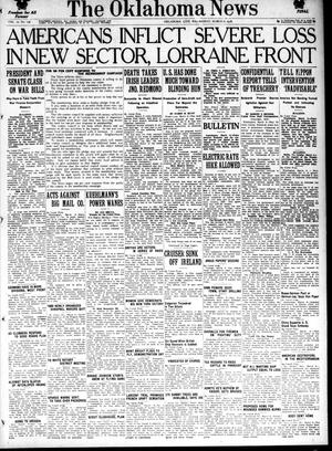 Primary view of object titled 'The Oklahoma News (Oklahoma City, Okla.), Vol. 12, No. 136, Ed. 1 Wednesday, March 6, 1918'.