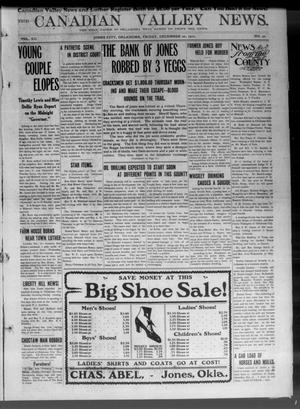 The Canadian Valley News. (Jones City, Okla.), Vol. 12, No. 32, Ed. 1 Friday, December 20, 1912