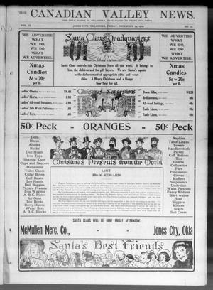 The Canadian Valley News. (Jones City, Okla.), Vol. 9, No. 32, Ed. 1 Friday, December 24, 1909