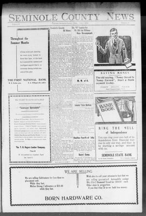 Seminole County News (Seminole, Okla.), Vol. 17, No. 16, Ed. 1 Thursday, July 5, 1923