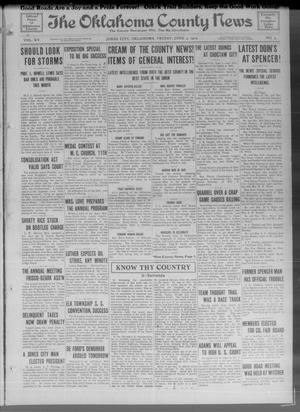 The Oklahoma County News (Jones City, Okla.), Vol. 15, No. 5, Ed. 1 Friday, June 4, 1915