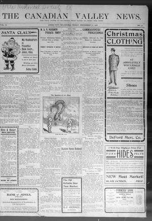 The Canadian Valley News. (Jones City, Okla.), Vol. 6, No. 31, Ed. 1 Friday, December 21, 1906