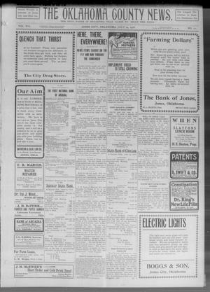 The Oklahoma County News (Jones City, Okla.), Vol. 16, No. 11, Ed. 1 Friday, July 14, 1916